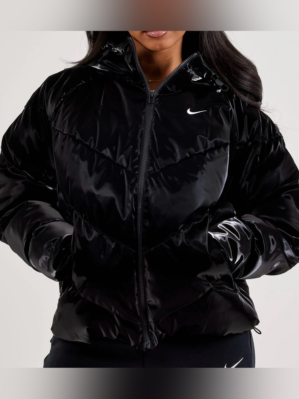Nike Sportswear Therma-Fit SHINE Puffer Jacket HV5242-010 Women’s Size Medium